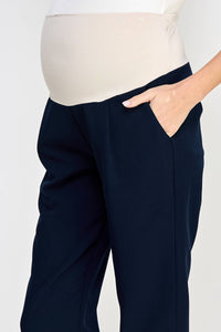 Tapered Maternity Full Panel Ankle Pants