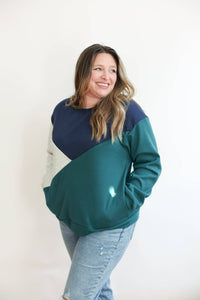 Velour Zip Breastfeeding Sweatshirt