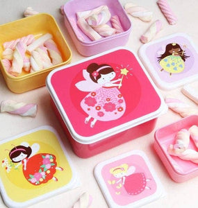 Lunch & snack box set: Fairies