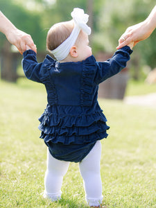 RuffleButts + RuggedButts® Waterfall Bubble Romper