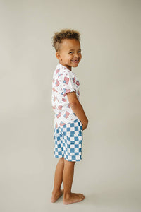Patriotic Vibes Cargo Shorts Set