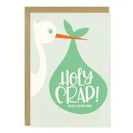 Holy Crap Baby Card