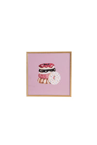 Pink Donuts Mini Canvas Art