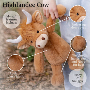 Highlandee Cow Plush