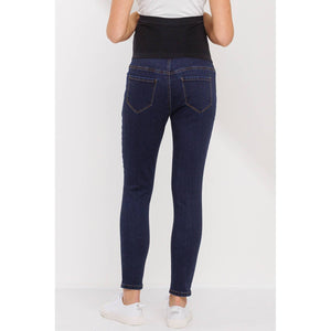 Stretch Maternity Skinny Jeans With Full Panel