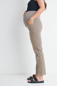 Straight Leg Maternity Over the Belly Pants