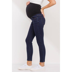Stretch Maternity Skinny Jeans With Full Panel