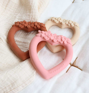 Sweetheart Teething Ring ~ Pink