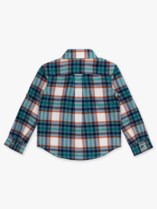 Boys Peyton Plaid Long Sleeve Button Down Shirt