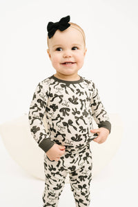 Monochrome Bows Bamboo PJ Set