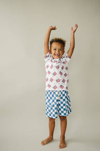 Patriotic Vibes Cargo Shorts Set