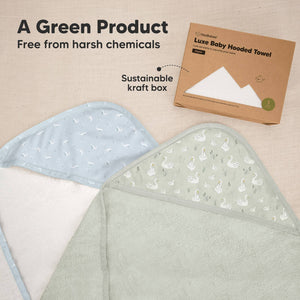 KeaBabies Luxe Serenity Hooded Towel