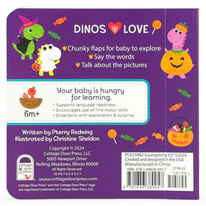 Dinos Love Halloween Lift-a-Flap Board Book