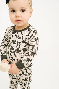 Monochrome Bows Bamboo PJ Set