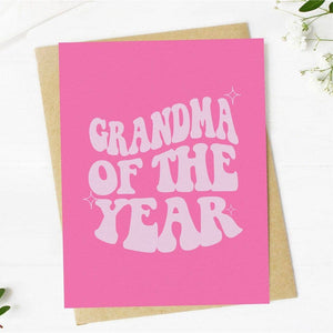 "Grandma of the year" Greeting Card