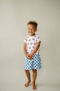 Patriotic Vibes Cargo Shorts Set