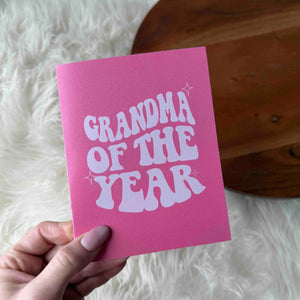 "Grandma of the year" Greeting Card