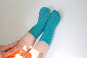 Blue Runrun Ankle Socks