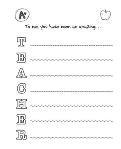 Ultimate Teacher Appreciation Gift Book