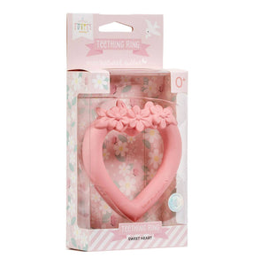 Sweetheart Teething Ring ~ Pink