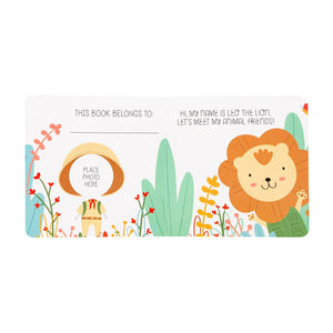 Lion Stuffed Animal Toy and Board Book Gift Set