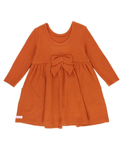 RuffleButts + RuggedButts® Waffle Knit Twirl Dress