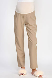 Tapered Maternity Full Panel Ankle Pants