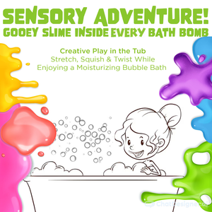 Two Sisters Spa Squishy Slime Kids Bath Bomb
