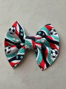 Evelyn Marie ~ KC Soccer Bow