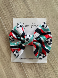 Evelyn Marie ~ KC Soccer Bow