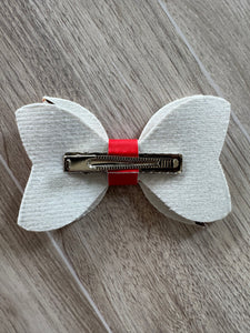 Evelyn Marie ~ KC Confetti Football Bow Clip