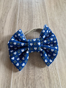 Evelyn Marie ~ Royal Blue KC Themed Infant Headband Bow