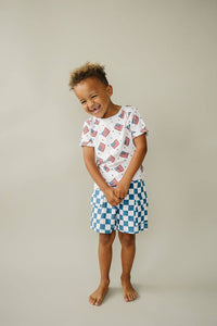 Patriotic Vibes Cargo Shorts Set