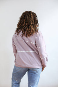 Relaxed Fit Invisible Zipper Breastfeeding Sweatshirt