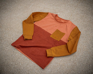 Rust Canyon Colorblock Tee