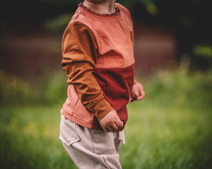 Rust Canyon Colorblock Tee