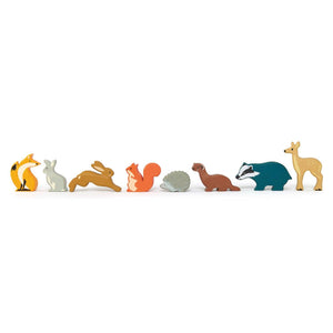 Woodland Animals Wooden Animal Set