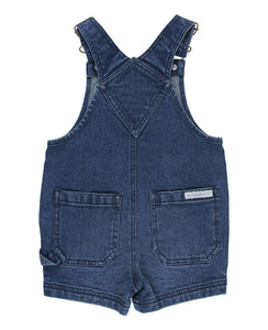 RuffleButts + RuggedButts® Denim Short Overalls