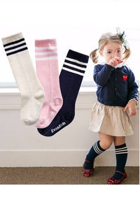Ivory Peppy Knee Socks
