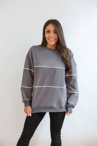 Relaxed Fit Invisible Zipper Breastfeeding Sweatshirt