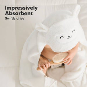 KeaBabies Cuddle Baby Lamb Hooded Towel