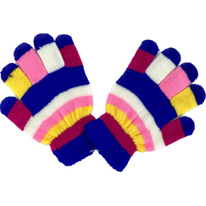 Kids Counting Colorful Gloves