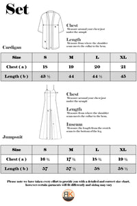 Everyday Maxi Jumpsuit & Cardigan 2Pcs Maternity Set