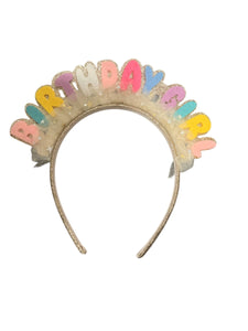 Happy Birthday Girl Headband