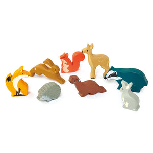 Woodland Animals Wooden Animal Set