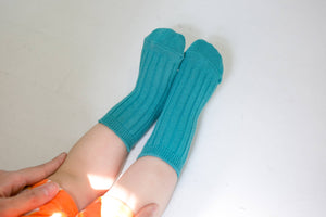 Blue Runrun Ankle Socks