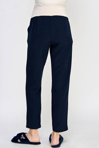 Tapered Maternity Full Panel Ankle Pants