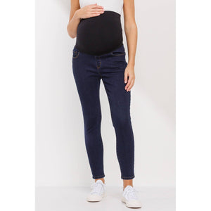 Stretch Maternity Skinny Jeans With Full Panel