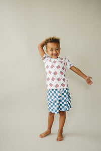 Patriotic Vibes Cargo Shorts Set