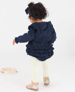RuffleButts + RuggedButts® Waterfall Bubble Romper
